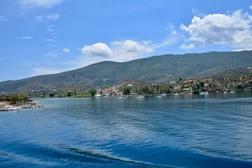 lake and mountains