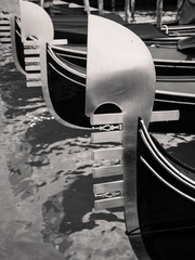 Ferro da Prua Metal Bow of a Gondola Boat in Venice, Italy © Dietmar
