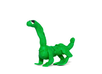 a small green dinosaur