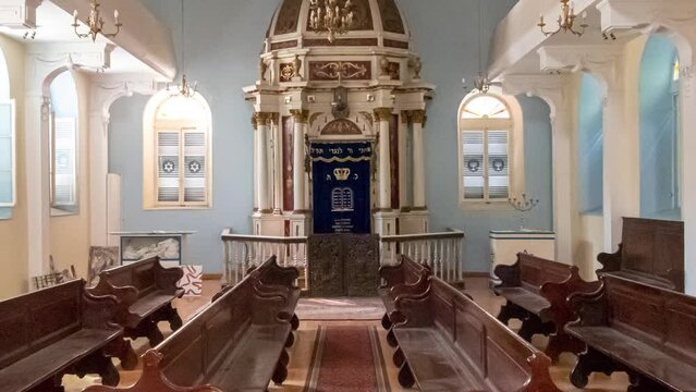 Jewish Synagogue in Corfu Kerkyra, Greece, Ionian Islands, Europe