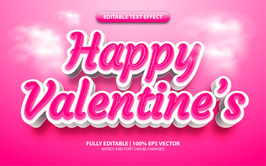 Text Effect Editable Valentine's