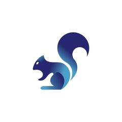 Squirrel symbol illustration vector icon background