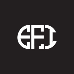 EEI letter logo design on black background. EEI creative initials letter logo concept. EEI letter design.