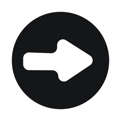 Modern simple arrows icon Vector illustration 