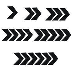 Modern simple arrows icon Vector illustration 