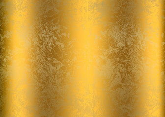 Golden Abstract  decorative paper texture  background  for  artwork  - Illustration