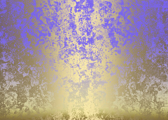 Golden Abstract  decorative paper texture  background  for  artwork  - Illustration