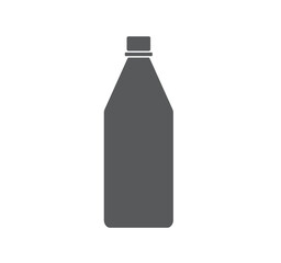 Plastic bottle icon outline isolated on white background. Bottle icon for websites, mobile app. Vector illustration.