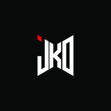 JKD letter logo creative design with vector graphic