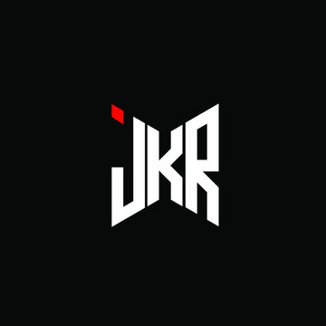 JKR letter logo creative design with vector graphic