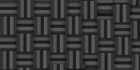 Fototapeta premium wall 3d design black and white pattern.