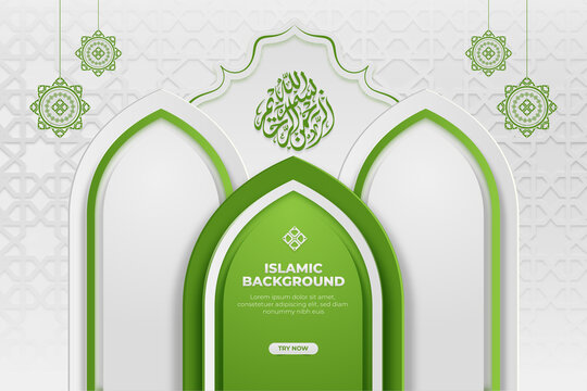Islamic Banner Green Images – Browse 15,278 Stock Photos, Vectors, and  Video | Adobe Stock