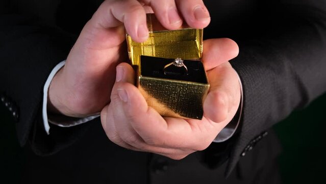 man proposing marriage 