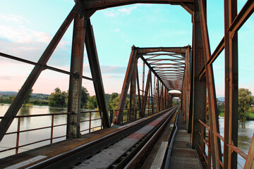 Fototapeta na wymiar Zugbrücke