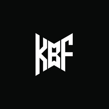 KBF letter logo creative design with vector graphic
