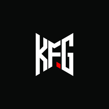 KFG letter logo creative design with vector graphic