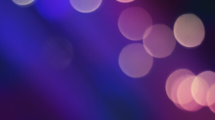 Blurred defocused bokeh overlay effect. Dark abstract background Copy space wallpaper or use screen mode to add beautiful texture to your photo.