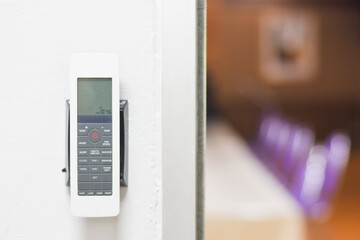 Remote air conditioner in meeting room