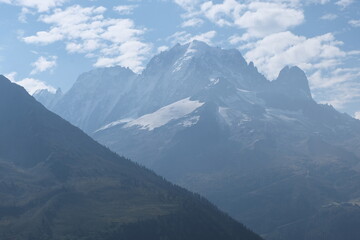 Mont Blanc valley. France-Switzerland-Italy