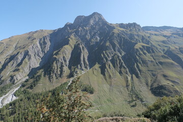 Mont Blanc valley. France-Switzerland-Italy