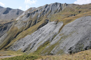 Mont Blanc valley. France-Switzerland-Italy
