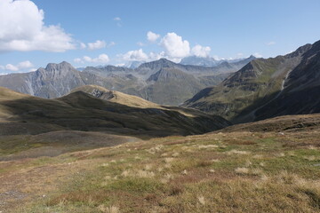 Obraz premium Mont Blanc valley. France-Switzerland-Italy