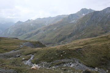 Fototapeta na wymiar Mont Blanc valley. France-Switzerland-Italy