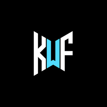 KUF letter logo creative design. KUF unique design
