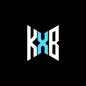 KXB letter logo creative design. KXB unique design