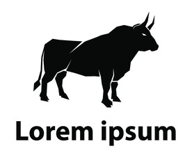 BLACK ANIMAL LOGO, WILD SHADOW