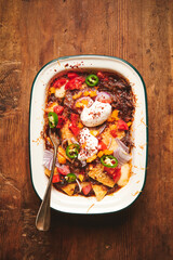 Slow cook beef  nachos