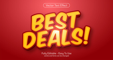 Best deals 3d text editable style effect template