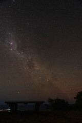 Fototapeta na wymiar Under the Milky Way Tonight