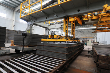 Dividing machine of calcium silicate board production line, North China