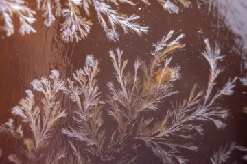 Preserved egg surface texture structure, macro photography