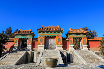 Architectural scenery of the tomb of empress Cixi of the Qing Dynasty, China