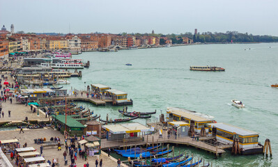 The coast of the Venetian lagoon