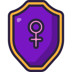 shield line icon