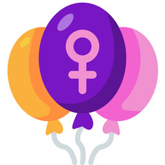 balloon flat icon