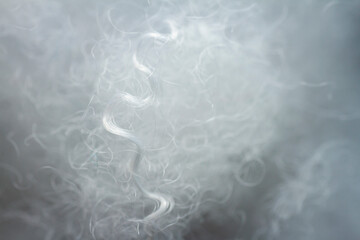 Extreme macro of polyester stable fiber