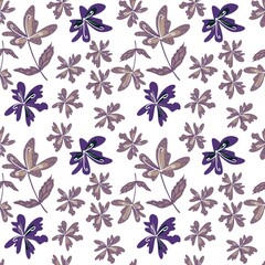 seamless pattern with flowers