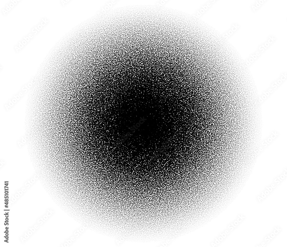 Aufkleber random circles, dots halftone pattern. pointillist, pointillism background. stipple and stipping dot
