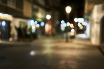  Picture of blurred cityscape at street