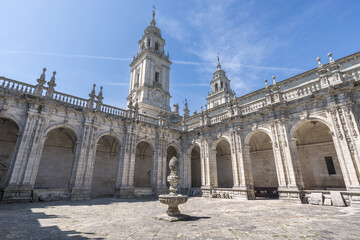 Fototapeta na wymiar Cloister of the Cathedral of Lugo, Galicia, Spain