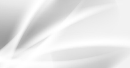 White abstract curve flows light shape background. Website, banner and brochure background. Vector illustration