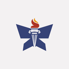 Butterfly Torch Logo