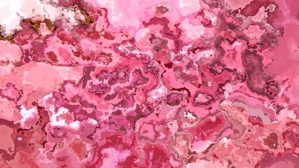 abstract animated twinkling stained background full HD seamless loop video - watercolor splotch liquid effect - peony old pink rose punch rouge watermelon crepe color
 - Powered by Adobe
