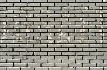  Painted green brick wall surface background