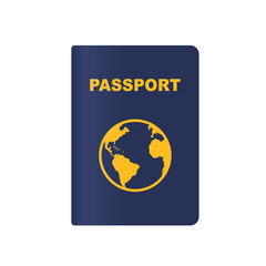 Passport. Vector illustratoin isolated on white