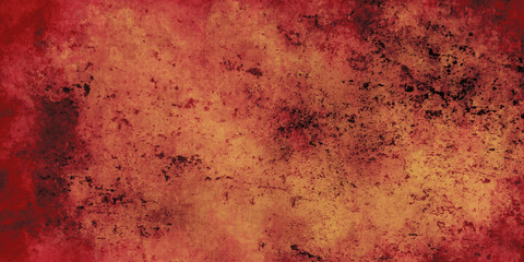 Grunge red color wall, Abstract blue color paint. Designed grunge on wall texture and dark red grunge textural concrete wall background. The texture of cracked painted surface. Vintage old red wall